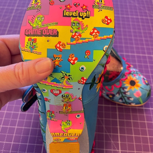 NWOB IC Size 38 Sunflower Heels - Picture 2 of 4